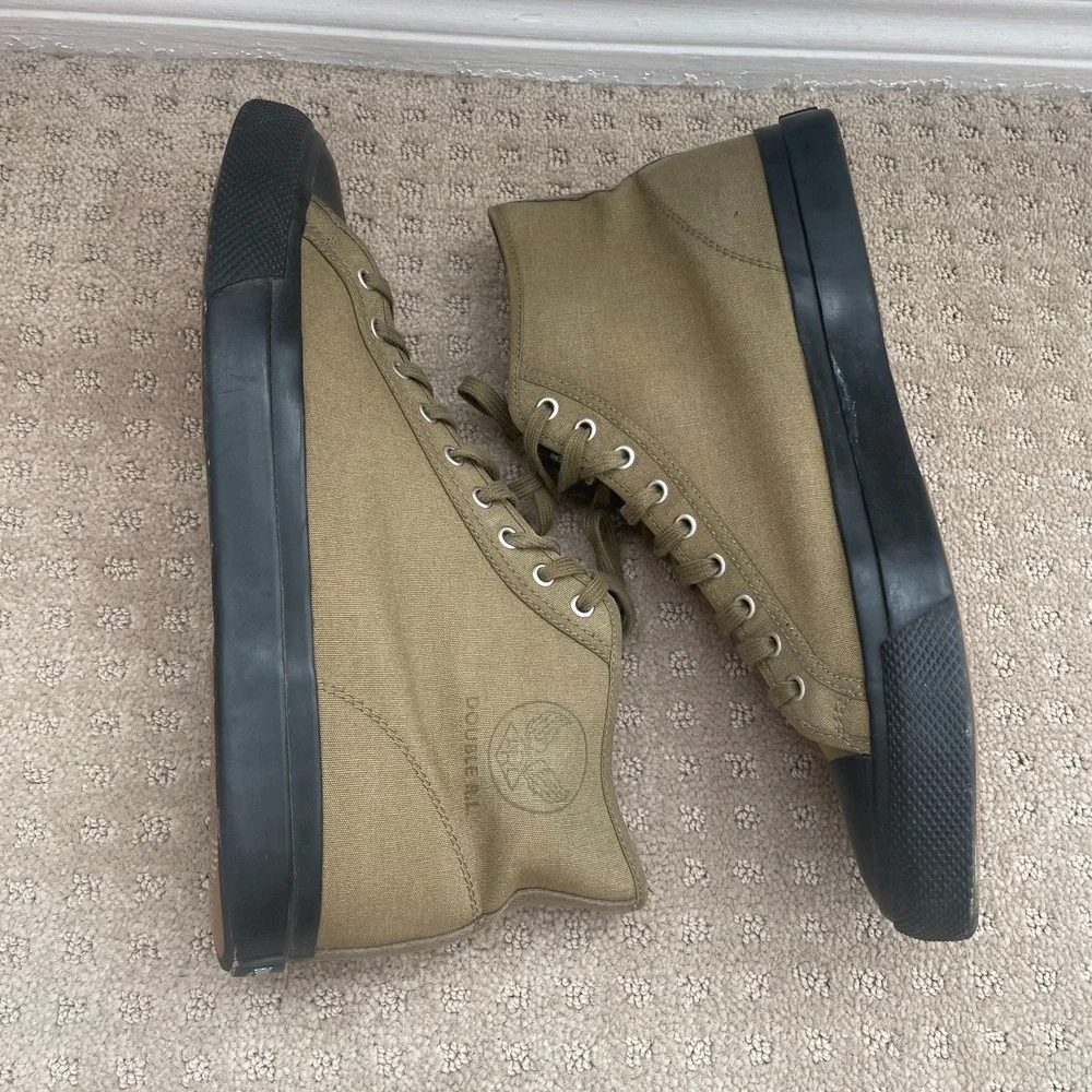 Ralph Lauren RRL Double RL Mayport‎ Canvas Sneakers Men 11 Olive Drab Designer